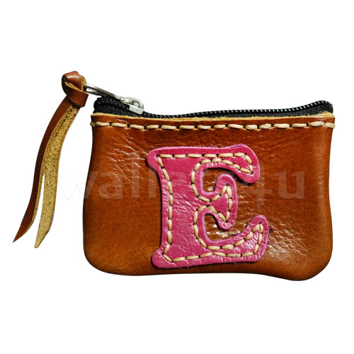 Leather Wallets, Coin Pouch, (E)Brown - LCP 0004